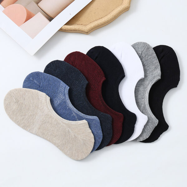 Al Thuraya 12-Pair Cotton No-Show Socks for Men (EU 42–46) – Breathable, Anti-Odor, Invisible Design with Anti-Slip Heel – Assorted Colors